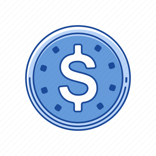 Coins, dollar, dollar coins, money icon - Download on Iconfinder