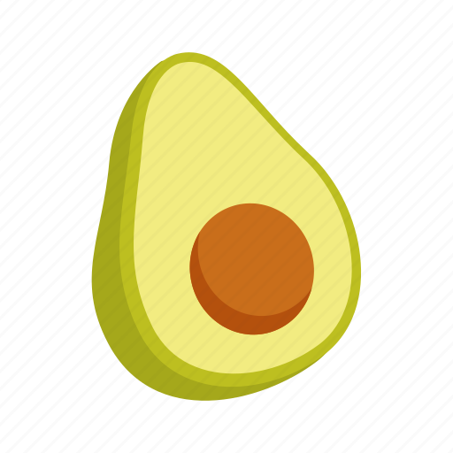 Avocado, flat, icon, fork, equipment, eat, vegetable icon - Download on Iconfinder