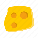 cheese, flat, icon, fork, equipment, eat, vegetable, food, fresh