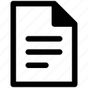 form, field, document, file, paper, text