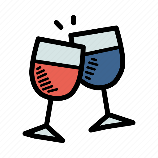 America, american, celebrate, independence day, july 4th, party, wine icon - Download on Iconfinder