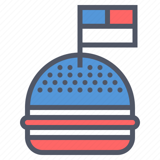 American, burger, celebration, flag, hamburger, independence day, july 4 icon - Download on Iconfinder