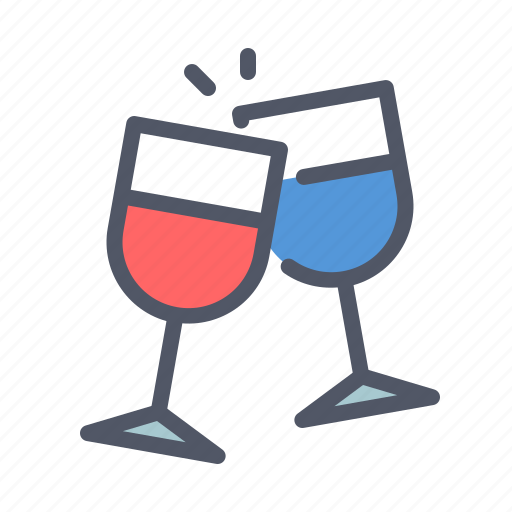 America, american, celebrate, independence day, july 4, party, wine icon - Download on Iconfinder