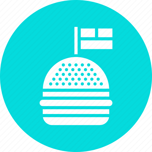 American, burger, celebration, flag, hamburger, independence day, july 4th icon - Download on Iconfinder