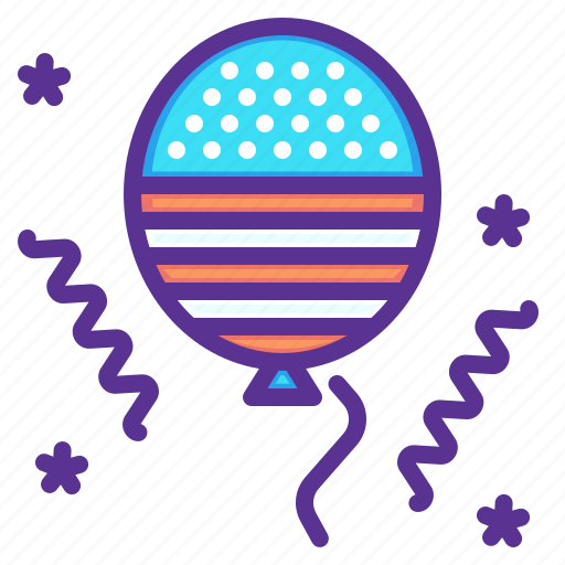 America, american, balloon, celebration, festival, independence day, july 4th icon - Download on Iconfinder