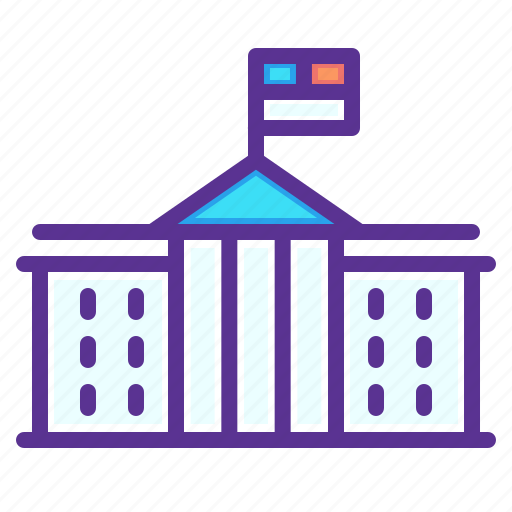 America, american, building, independence day, july 4, president, white house icon - Download on Iconfinder
