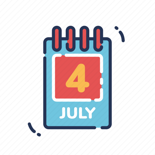 Calendar, america, fourth of july, independence day, july fourth, united states icon - Download on Iconfinder