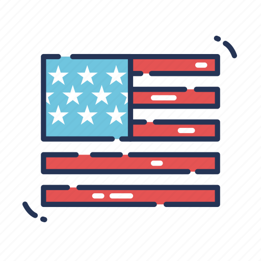Flag, america, fourth of july, independence day, national, united states, us icon - Download on Iconfinder