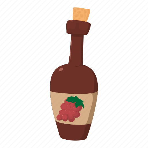 Cartoon, liquid, logo, object, red, wine, winebottle icon - Download on Iconfinder