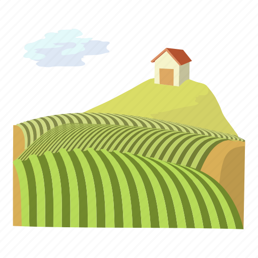 Acre, cartoon, farm, field, frenchfield, logo, object icon - Download on Iconfinder
