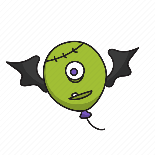 .svg, bat, balloon, halloween icon - Download on Iconfinder
