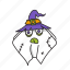 .svg, ghost, halloween, hat 