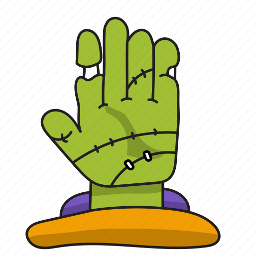 .svg, bone, hand, zombie, halloween icon - Download on Iconfinder