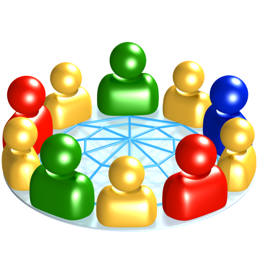 Network, social, social network, polar, consulting, group, global icon - Free download