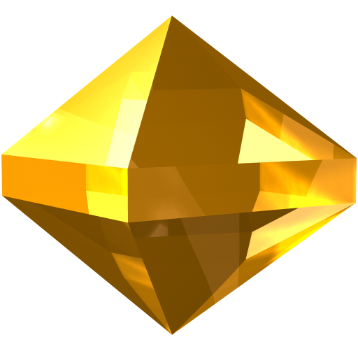 Zircon, stone, yellow, gem, precious, jewel icon - Free download