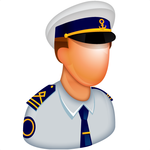 Cap, male, officer, sea, man, human, captain icon - Free download