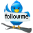 me, follow, social media, twitter, tweet, social, logo, bird