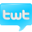 twt, social media, twitter, tweet, social, logo, bird, bubble, chat
