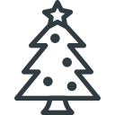 christmas, ornament, pine, star, tree