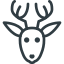 animal, christmas, deer, rudolf 