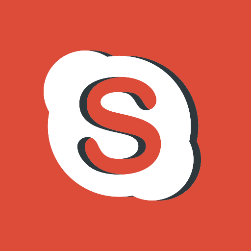 Logo, logotype, media, network, red, skype icon - Free download