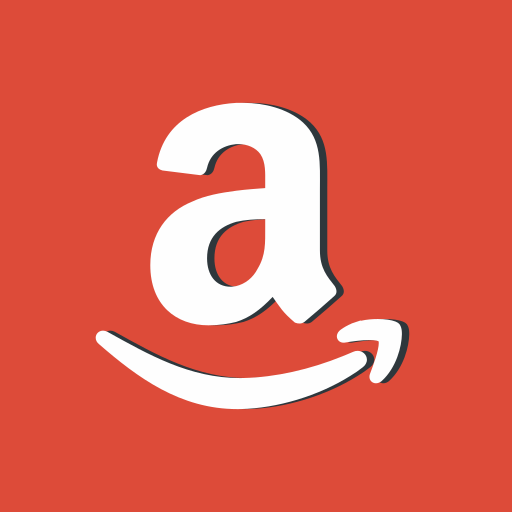 Amazon, logo, logotype, pay, red, symbols icon - Free download