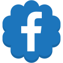 facebook, flower, media, round, social