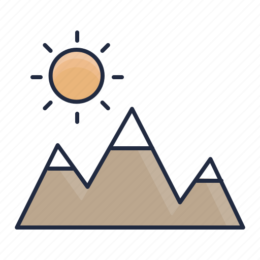 Hills, land, mountain, nature, outdoor, peak, environment icon - Download on Iconfinder