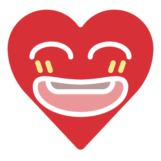 Emoji, emotion, happy, heart, joke, smile icon - Free download