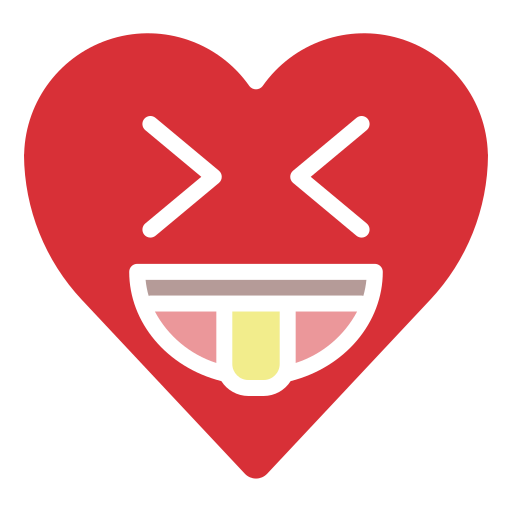 Crazy, emoji, emotion, heart, playful, tongue icon - Free download