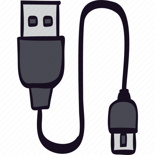 Cable, charger, connection, data, energy, usb icon - Download on Iconfinder
