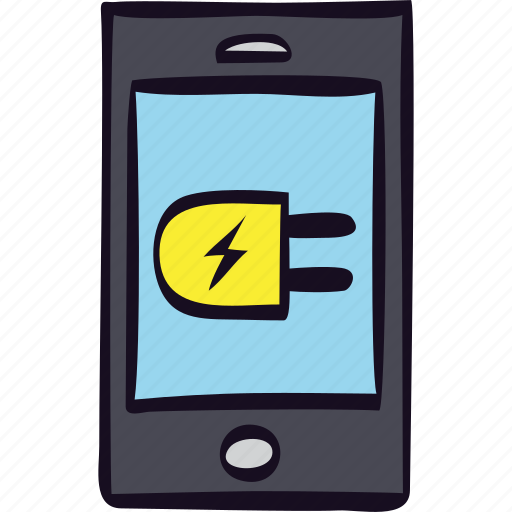 Charged, charger, charging, connected, electricity, smartphone icon - Download on Iconfinder
