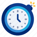 deadline, clock, bomb, time