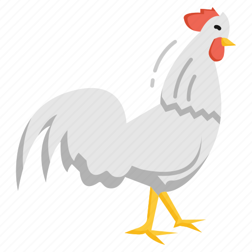 Hen, meat, chicken, faverolles, roaster icon - Download on Iconfinder