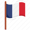 french, france, flag, national