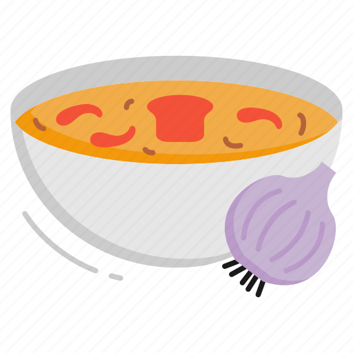 French, onion soup, meal, hot soup, soupe icon - Download on Iconfinder
