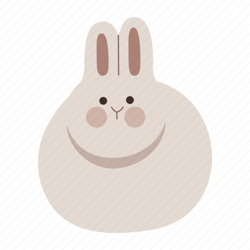 Rabbit, loafing, sit, bunny, animal, pet, character icon - Download on Iconfinder