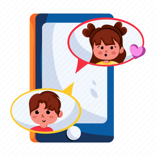 Video calling, video chat, video talk, phone chat, online communication icon - Download on Iconfinder