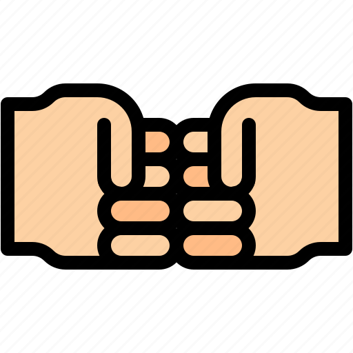 Fist, bump, ally, hello, trust, fun, friends icon - Download on Iconfinder
