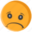 sadness, emoji, grief, misery, sorrow 