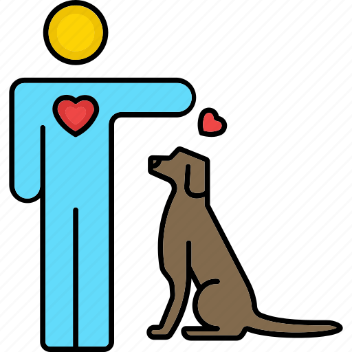 Dog friend, pet, human-friend, animal, wildlife, emoticon, dog icon - Download on Iconfinder