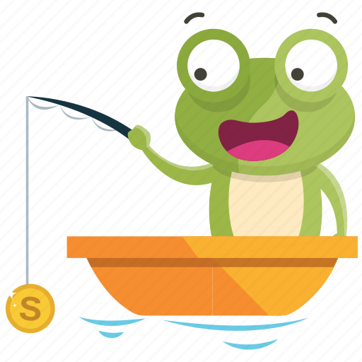 Emoji, emoticon, fish, frog, money, smiley, sticker icon - Download on Iconfinder