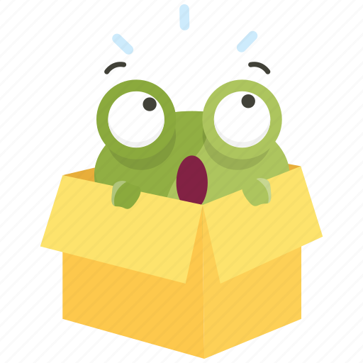 Emoji, emoticon, frog, hide, smiley, sticker icon - Download on Iconfinder