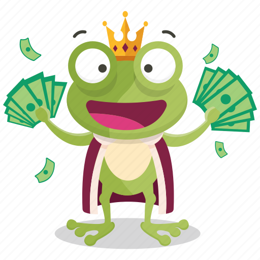 Emoji, emoticon, frog, money, rich, smiley, sticker icon - Download on Iconfinder
