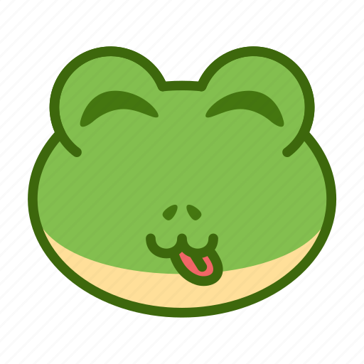 Emoticon, frog, funny, tongue icon - Download on Iconfinder