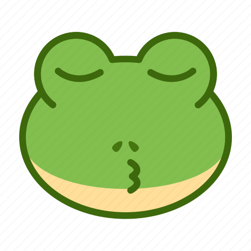 Cute, emoticon, frog, funny icon - Download on Iconfinder