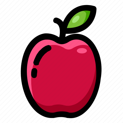 Apple, fresh, fruit, healthy, sweet, vegan, vitamin icon - Download on Iconfinder