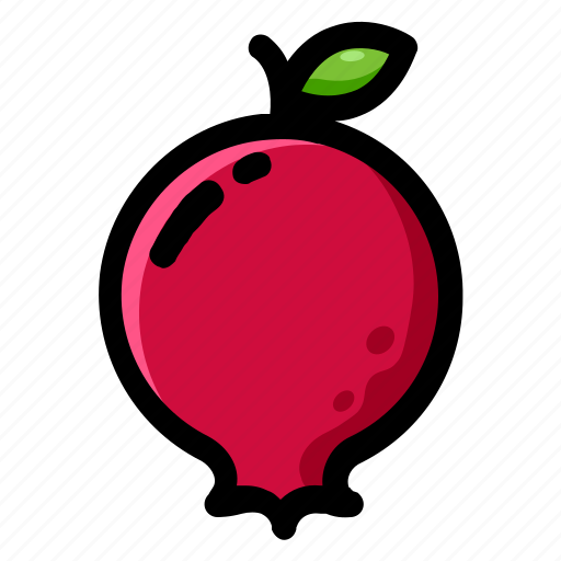 Fresh, fruit, healthy, pomegranate, sweet, vegan, vitamin icon - Download on Iconfinder