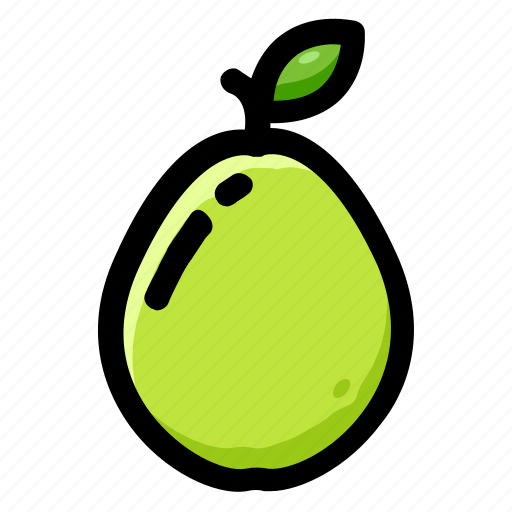 Fresh, fruit, guava, healthy, sweet, vegan, vitamin icon - Download on Iconfinder
