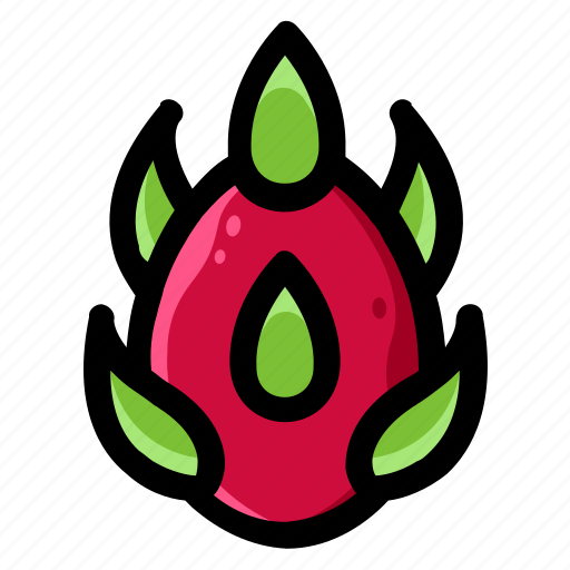 Fresh, fruit, healthy, pitaya, sweet, vegan, vitamin icon - Download on Iconfinder